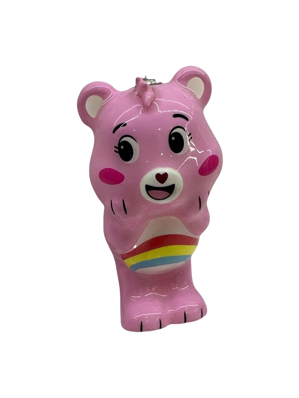 Care Bears Decoupage Christmas Ornament Cheer Bear by Ruz 4" 2022 pink
